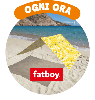 Vinci ogni ora una tenda Fat Boy